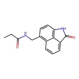 N-({3-oxo-2-azatricyclo[6.3.1.0^{4,12}]dodeca-1(12),4,6,8,10-pentaen-9-yl}methyl)propanamide structure