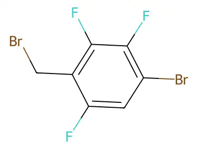 4-Bromo-2,3,6-trifluorobenzyl bromide structure