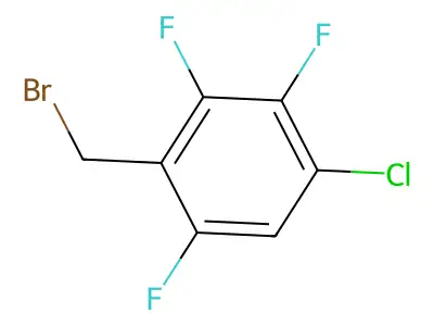 2-(Bromomethyl)-5-chloro-1,3,4-trifluorobenzene structure