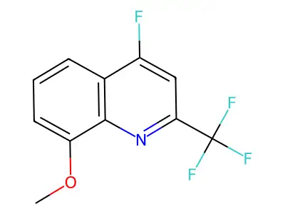 4-Fluoro-8-methoxy-2-(trifluoromethyl)quinoline structure