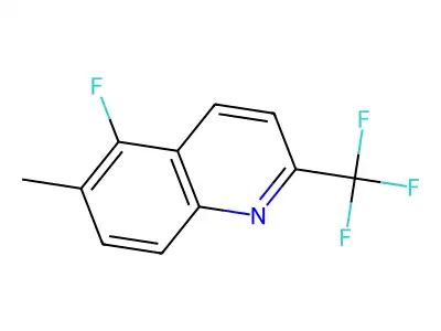 5-Fluoro-6-methyl-2-(trifluoromethyl)quinoline structure