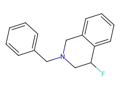 2-Benzyl-4-fluoro-1,2,3,4-tetrahydroisoquinoline structure