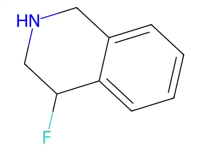 4-Fluoro-1,2,3,4-tetrahydroisoquinoline structure