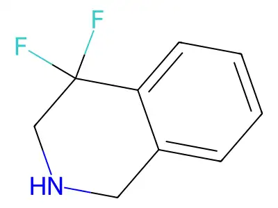 4,4-Difluoro-1,2,3,4-tetrahydroisoquinoline structure