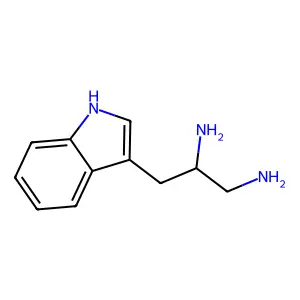 Indole, 3-(2,3-diaminopropyl)- structure