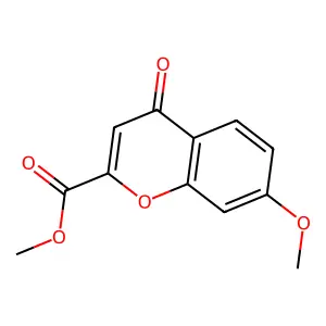 methyl 7-methoxy-4-oxo-4H-chromene-2-carboxylate structure