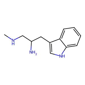 Indole, 3-(2-amino-3-methylaminopropyl)-, (S)- structure