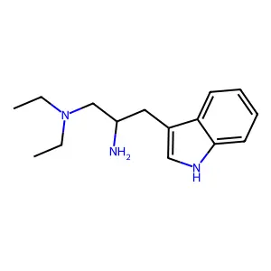 1,2-Propanediamine, N1,N1-diethyl-3-(1H-indol-3-yl)-, (S)- structure