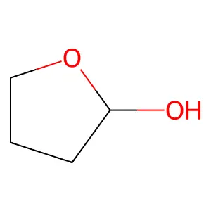 Tetrahydro-2-hydroxyfuran structure