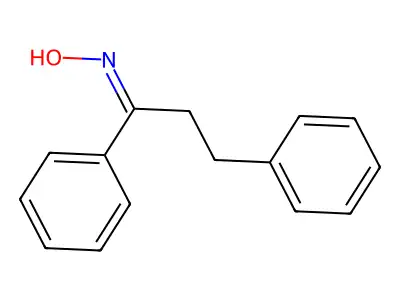 N-(1,3-diphenylpropylidene)hydroxylamine structure