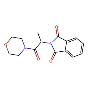 2-(1-Morpholin-4-yl-1-oxopropan-2-yl)isoindole-1,3-dione structure