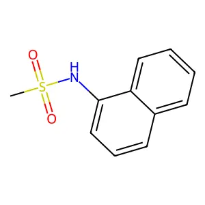 N-(1-Naphthyl)methanesulfonamide structure