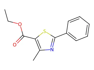 Ethyl 4-methyl-2-phenyl-1,3-thiazole-5-carboxylate structure