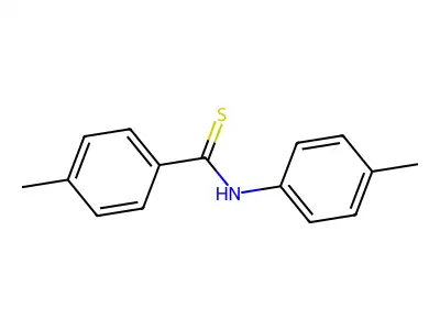 Benzenecarbothioamide, 4-methyl-N-(4-methylphenyl)- structure