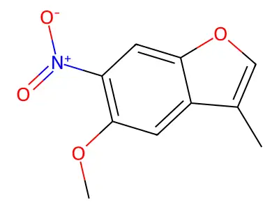 5-Methoxy-3-methyl-6-nitro-1-benzofuran structure