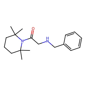 2-(Benzylamino)-1-(2,2,6,6-tetramethylpiperidin-1-yl)ethan-1-one structure