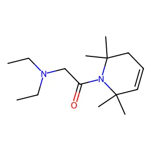 2-(Diethylamino)-1-(2,2,6,6-tetramethyl-3,6-dihydropyridin-1(2H)-yl)ethan-1-one structure