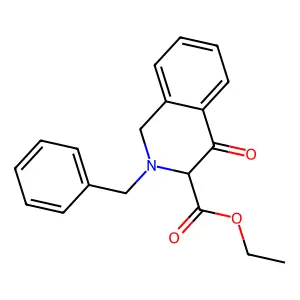 Ethyl 2-benzyl-4-oxo-1,3-dihydroisoquinoline-3-carboxylate structure