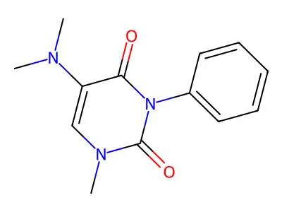 Uracil, 5-(dimethylamino)-1-methyl-3-phenyl- structure