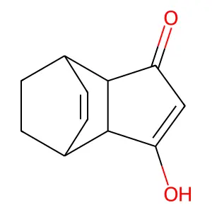3-Hydroxy-3a,4,7,7a-tetrahydro-1H-4,7-ethanoinden-1-one structure