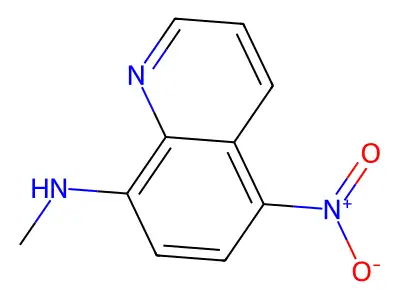 N-methyl-5-nitroquinolin-8-amine structure