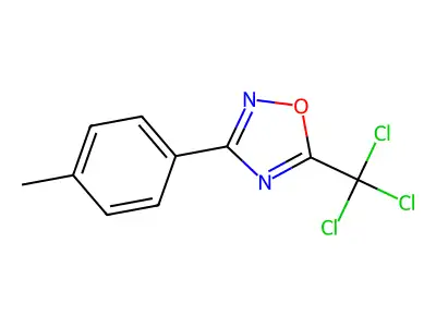 3-(4-Methylphenyl)-5-(trichloromethyl)-1,2,4-oxadiazole structure
