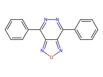 4,7-Diphenyl(1,2,5)oxadiazolo(3,4-d)pyridazine structure