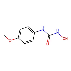 1-(P-Anisyl)-3-hydroxyurea structure