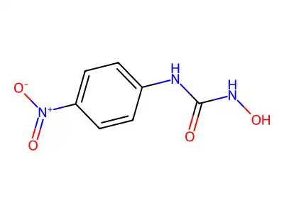 1-Hydroxy-3-(4-nitrophenyl)urea structure