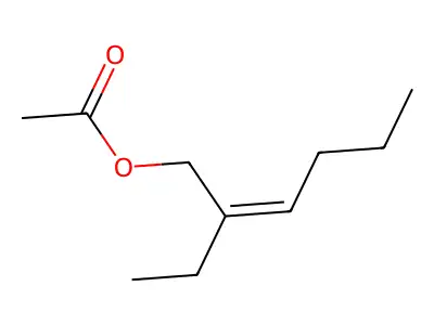 2-Ethylhex-2-enyl acetate structure