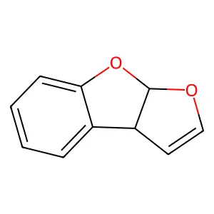 3a,8a-Dihydrofuro(2,3-b)benzofuran structure