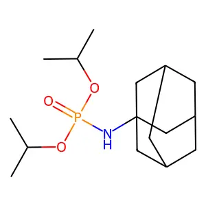 N-二(异丙氧基)磷酰基金刚烷-1-胺 structure