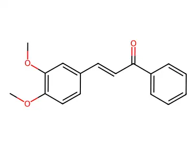 2-Propen-1-one, 3-(3,4-dimethoxyphenyl)-1-phenyl- structure