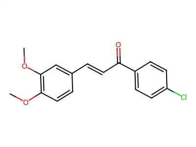 4'-Chloro-3,4-dimethoxychalcone structure