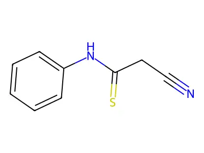 2-cyano-N-phenylethanethioamide structure
