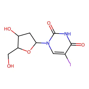 5-(123I)Iodo-2'-deoxyuridine structure