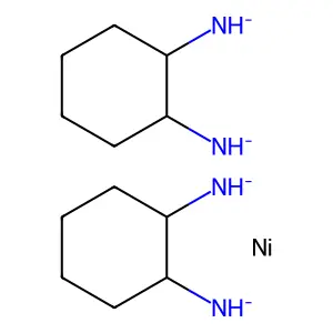 Bis((2-azanidylcyclohexyl)azanide);nickel structure