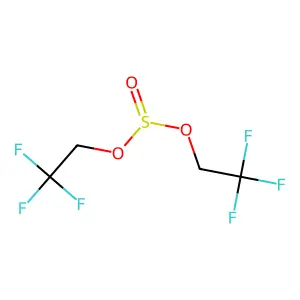 Bis(2,2,2-trifluoroethyl) sulfite structure
