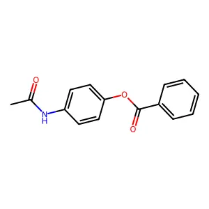 4-(Acetylamino)phenyl benzoate structure