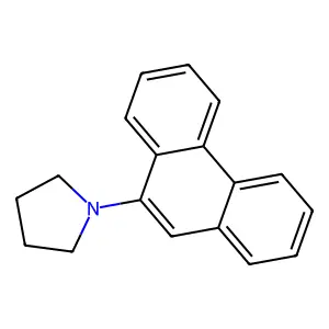 Pyrrolidine, 1-(9-phenanthrenyl)- structure