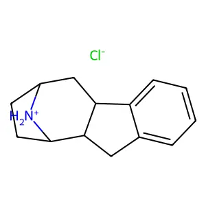 4b,5,6,7,8,9,9a,10-Octahydro-6,9-epiminobenzo(a)azulene--hydrogen chloride (1/1) structure