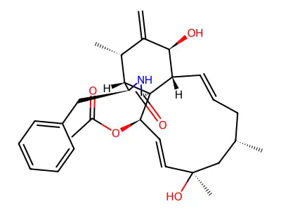 皱褶菌素 structure