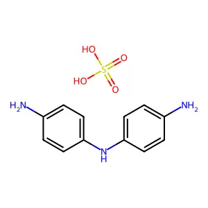 4,4'-二氨基二苯胺硫酸盐 structure