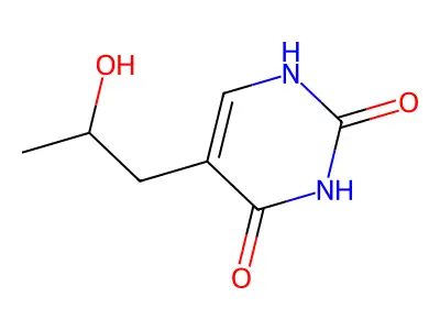 5-(2-Hydroxypropyl)pyrimidine-2,4(1H,3H)-dione structure
