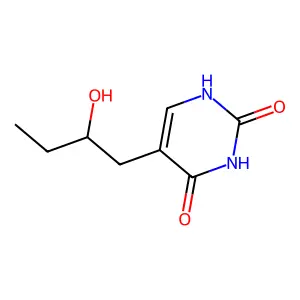 5-(2-Hydroxybutyl)pyrimidine-2,4(1H,3H)-dione structure