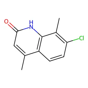 7-chloro-4,8-dimethylquinolin-2(1H)-one structure