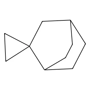 Spiro(bicyclo(2.2.2)octane-2,1'-cyclopropane) structure
