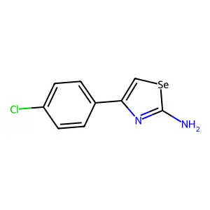 4-(4-氯苯基)-1,3-硒唑-2-胺 structure