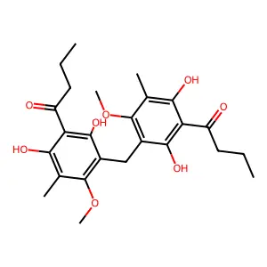 Methylenebis(aspidinol) structure