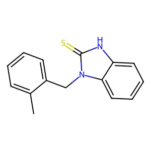 1-[(2-Methylphenyl)methyl]benzimidazole-2-thiol structure